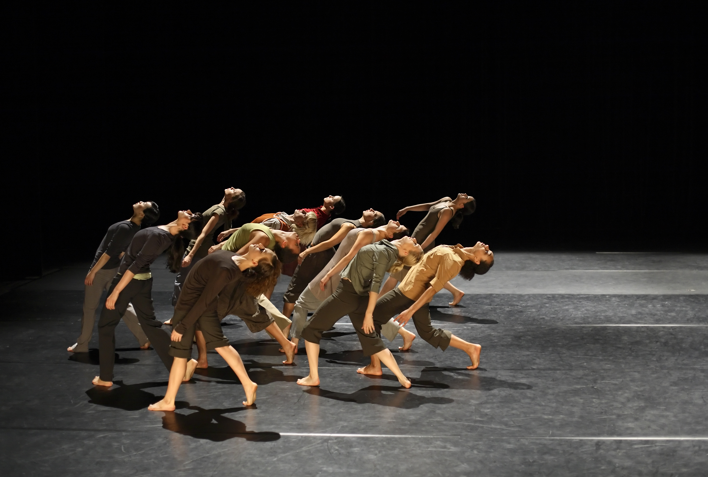 group of contemporary dancers